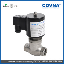 Válvula solenoide de vapor de pistón de acero inoxidable DC12V de 1/2 pulgada